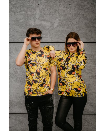 Bluza z kapturem Ducks Yellow