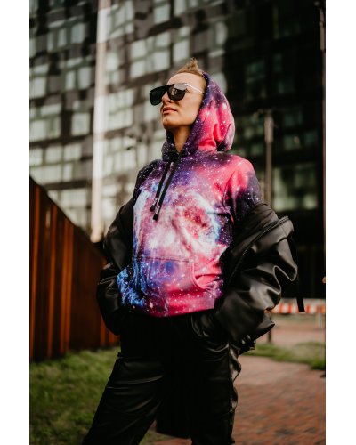 Hoodie with the hood Galaxy