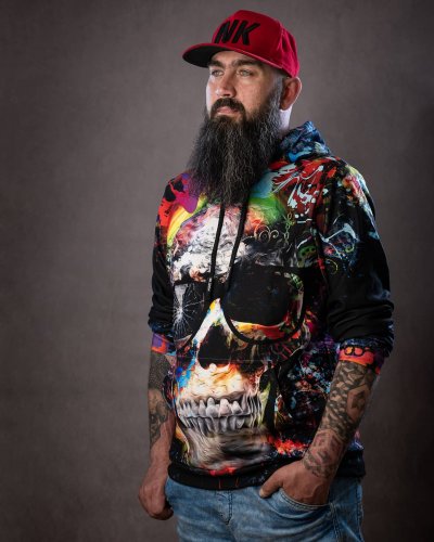 Bluza z kapturem Creative Skull
