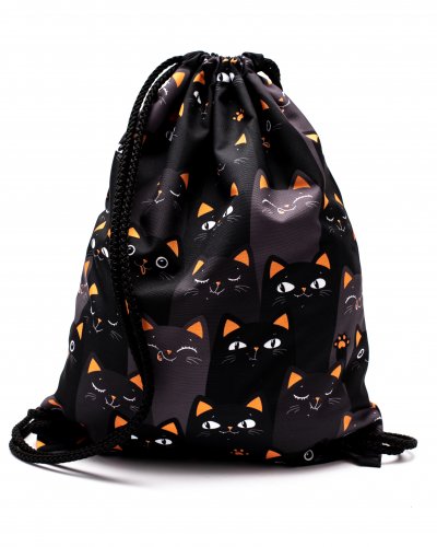 Backpack  Cats Orange