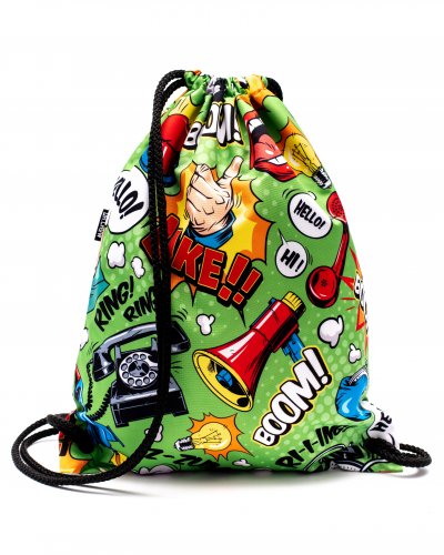 Backpack  Comic Green