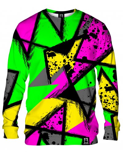 Hoodie without the hood Abstract Geometric