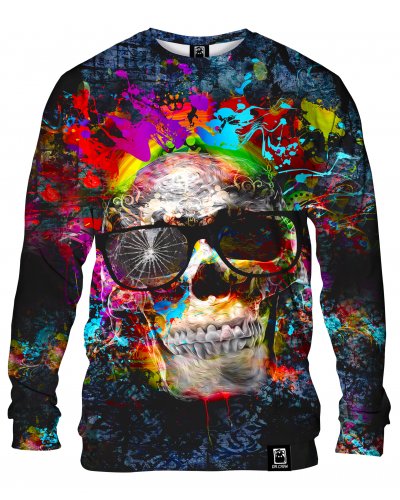 Hoodie without the hood Creative Skull