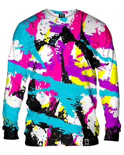 Bluza bez kaptura Psychodelic Graffiti