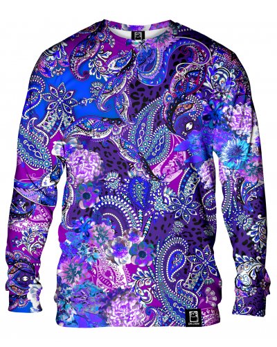 Bluza bez kaptura Purple Paisley