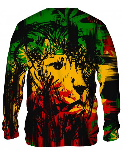 Bluza bez kaptura Rasta Lion