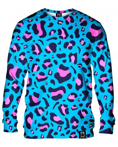 Bluza bez kaptura Leopard Blue