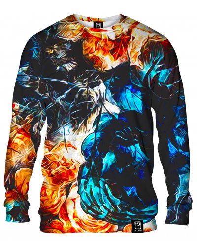 Bluza bez kaptura Akwarel Flowers