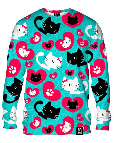 Bluza bez kaptura Heart Kitty