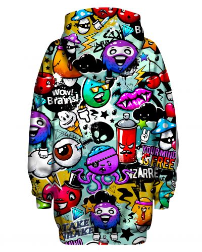 Bluza Oversize Graffiti Bizarre