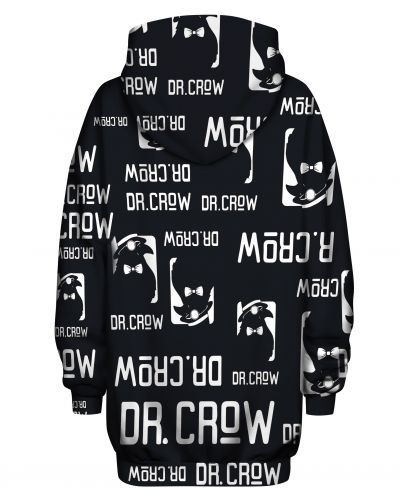 Bluza Oversize Dr.Crow Logo Black