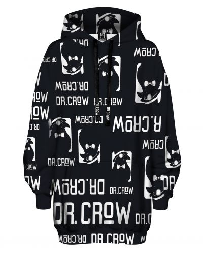 Bluza Oversize Dr.Crow Logo Black