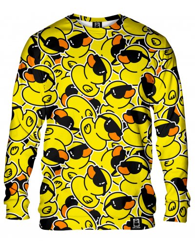 Hoodie without the hood Ducks Yellow