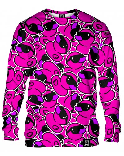 Bluza bez kaptura Ducks Pink