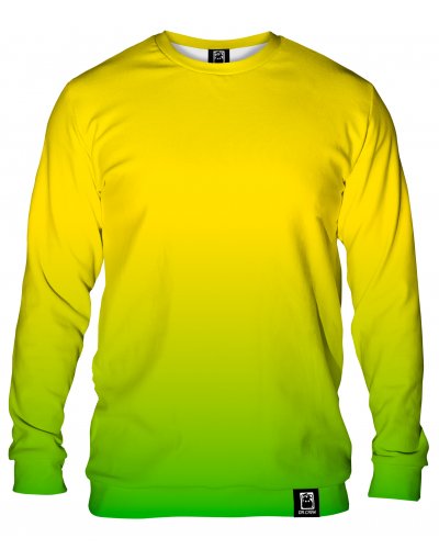 Bluza bez kaptura Ombre Yellow Green