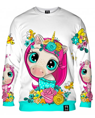 Bluza bez kaptura Cute Unicorn