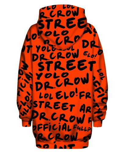 Bluza Oversize Dr.Crow Orange