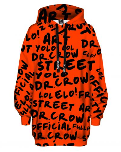 Bluza Oversize Dr.Crow Orange