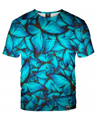 T-Shirt Butterfly Blue