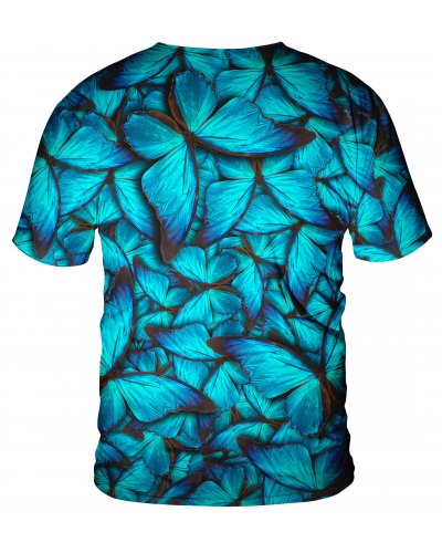 T-Shirt Butterfly Blue