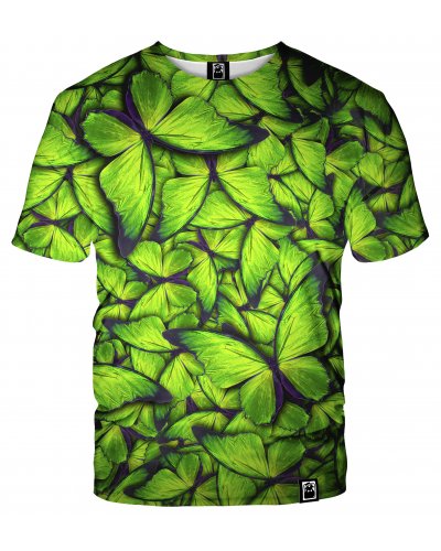 T-Shirt Butterfly Green