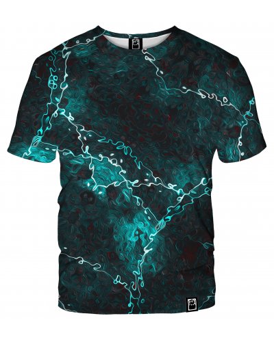 T-Shirt Marble Turquoise