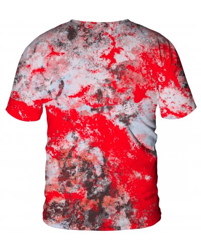 T-Shirt Marble Red