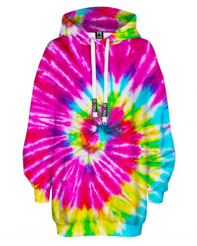 Hoodies Oversize Tie Die Colorful