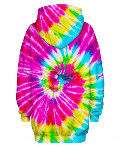 Hoodies Oversize Tie Die Colorful