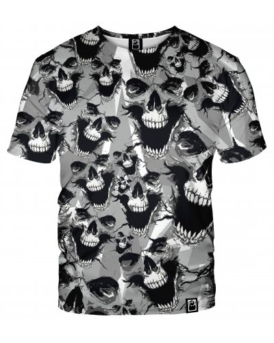 T-Shirt Skull Gray