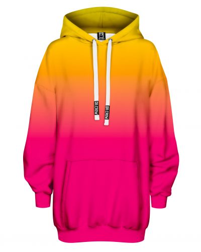 Hoodies Oversize Ombre Yellow Pink