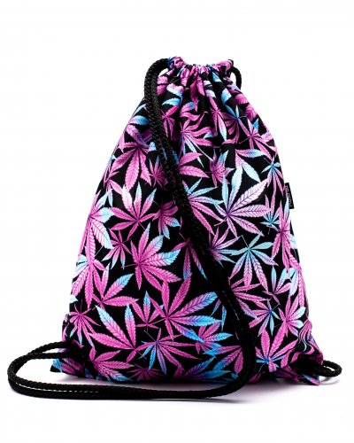 Backpack  Neon Leaves