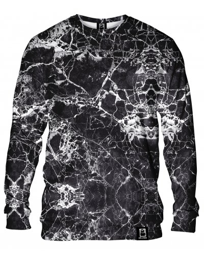 Hoodie without the hood Marble Black