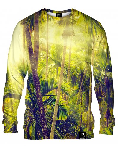 Hoodie without the hood Tropical Forest