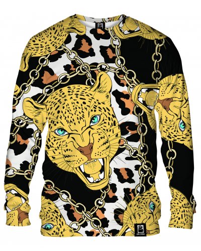 Hoodie without the hood Leopard Spots