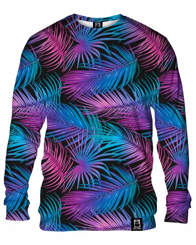 Bluza bez kaptura Purple Palms