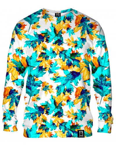 Bluza bez kaptura Cyan Leaves