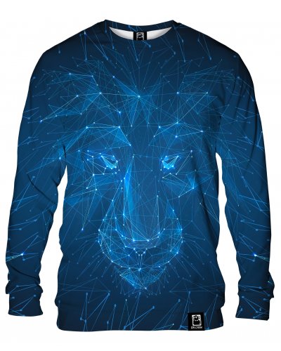 Hoodie without the hood Lion Laser