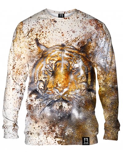 Hoodie without the hood Golden Tiger