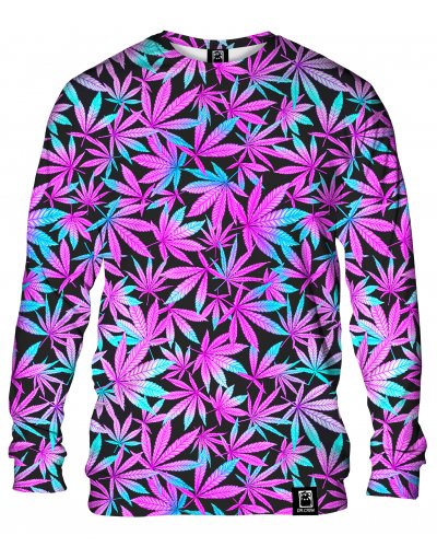 Bluza bez kaptura Neon Leaves