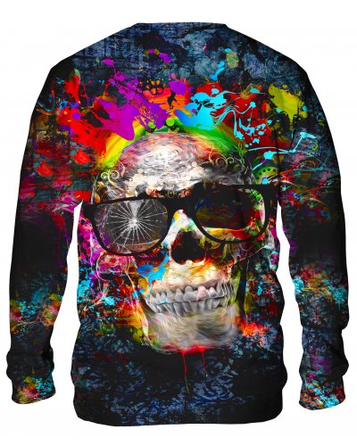 Hoodie without the hood Creative Skull