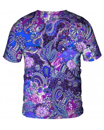 T-Shirt Purple Paisley