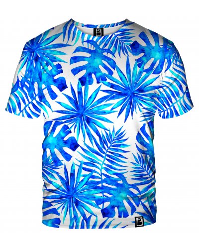 T-Shirt Blue Summer Palm