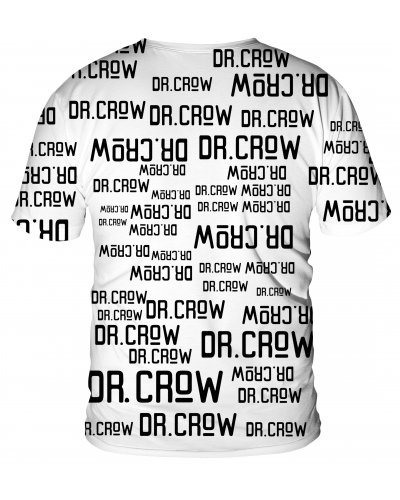 T-Shirt Dr.Crow Text White