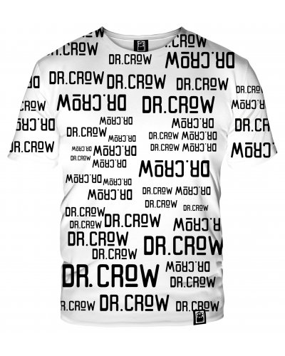 T-Shirt Dr.Crow Text White