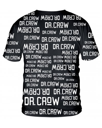 T-Shirt Dr.Crow Text Black