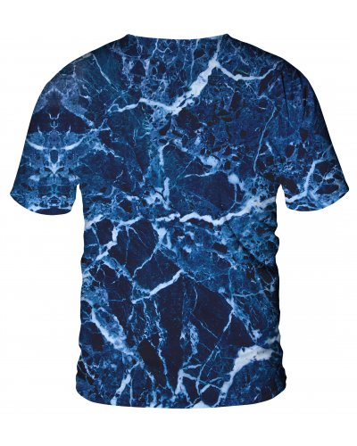 T-Shirt Marble Blue