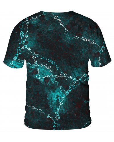 T-Shirt Marble Turquoise