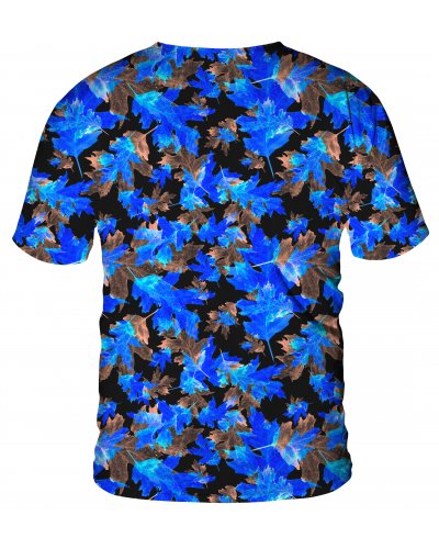 T-Shirt Blue Leaves