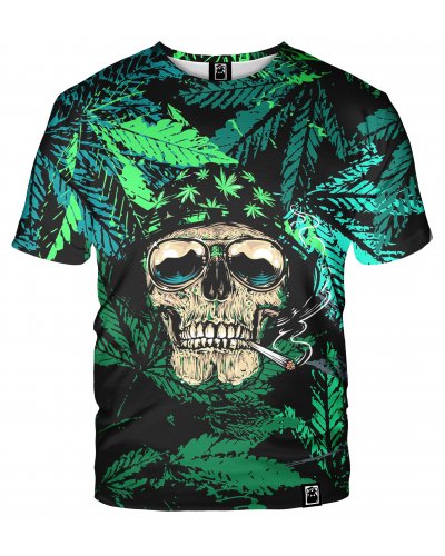 T-Shirt Rasta Skull Green